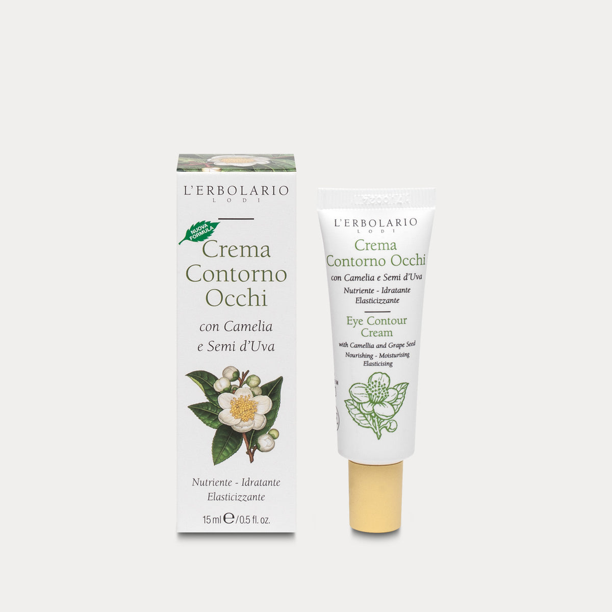 CONTORNO OCCHI CAMELIA E SEMI D'UVA