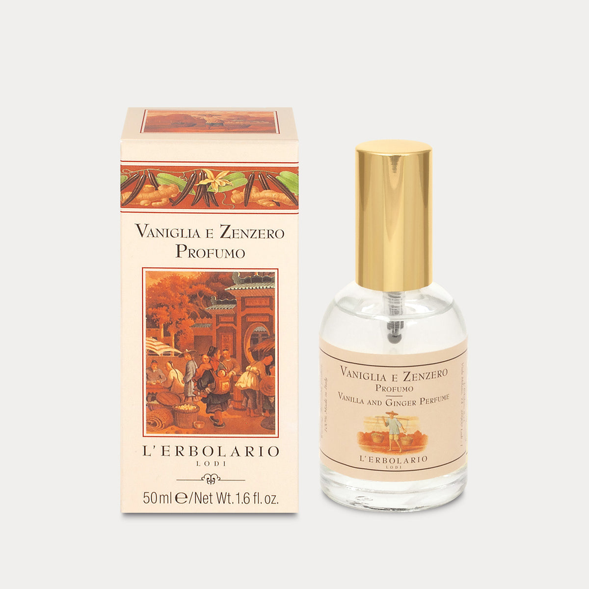 VANIGLIA E ZENZERO PROFUMO 50ML