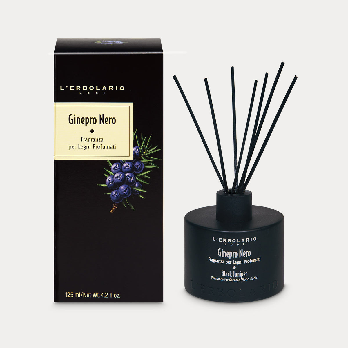 GINEPRO NERO FRAGRANZA LEGNI PROFUMO. 125 ML