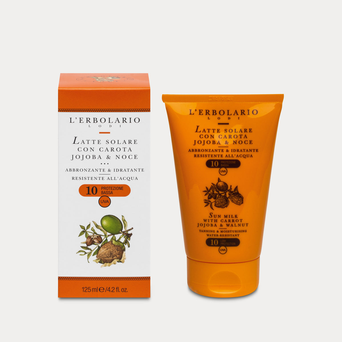 LATTE SOLARE CAROTA ALLO JOJOBA & ALLA NOCE