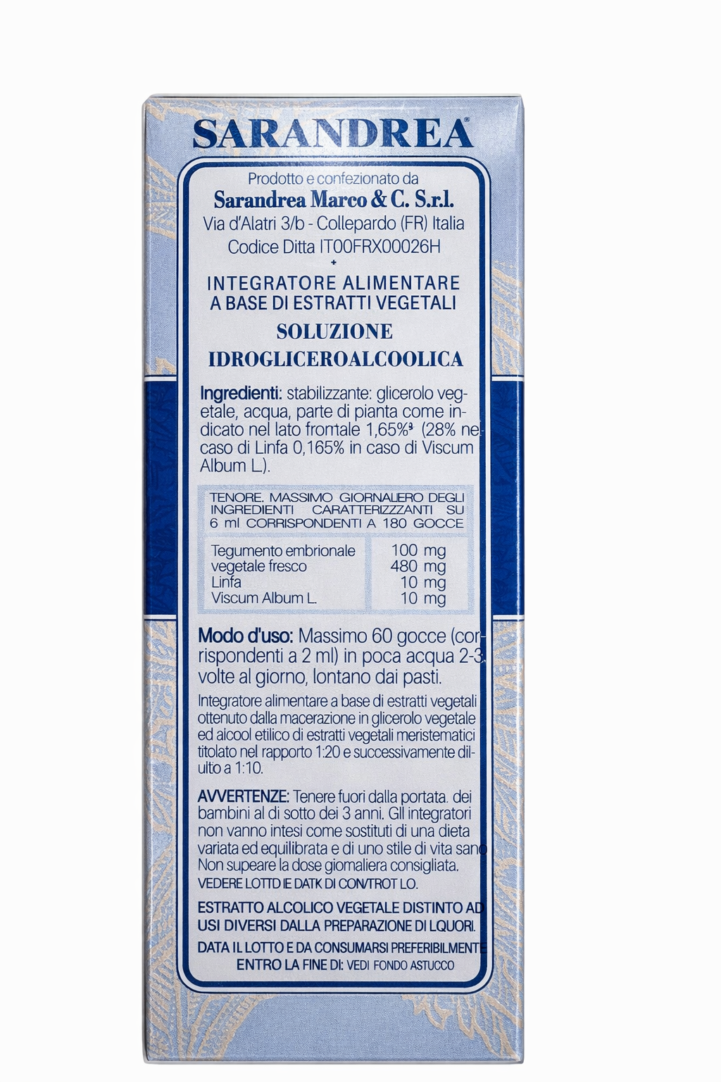 AESCULUS HIPPOCASTANUM 100ML GEMMODERIVATO